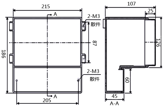 經濟型分體式超聲波液位計控制表尺寸 經濟型分體式超聲波液位計控制表尺寸